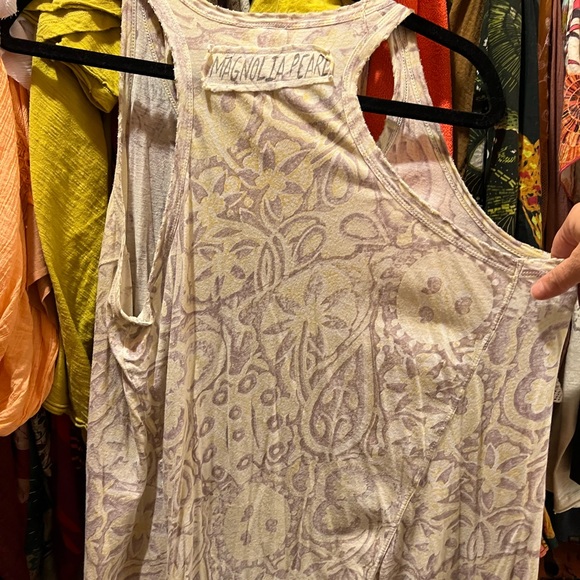 Magnolia Pearl Perth Block Print Paz Tank O/S - Picture 1 of 4
